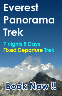 Everest panorama fixed departure trek